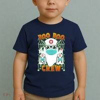 Funny Halloween Ghost Nurse Boo Boo Crew Toddler T-Shirt thumb 2