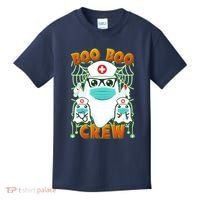 Funny Halloween Ghost Nurse Boo Boo Crew Kids T-Shirt thumb 0