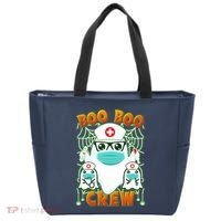 Funny Halloween Ghost Nurse Boo Boo Crew Tote Bag thumb 0
