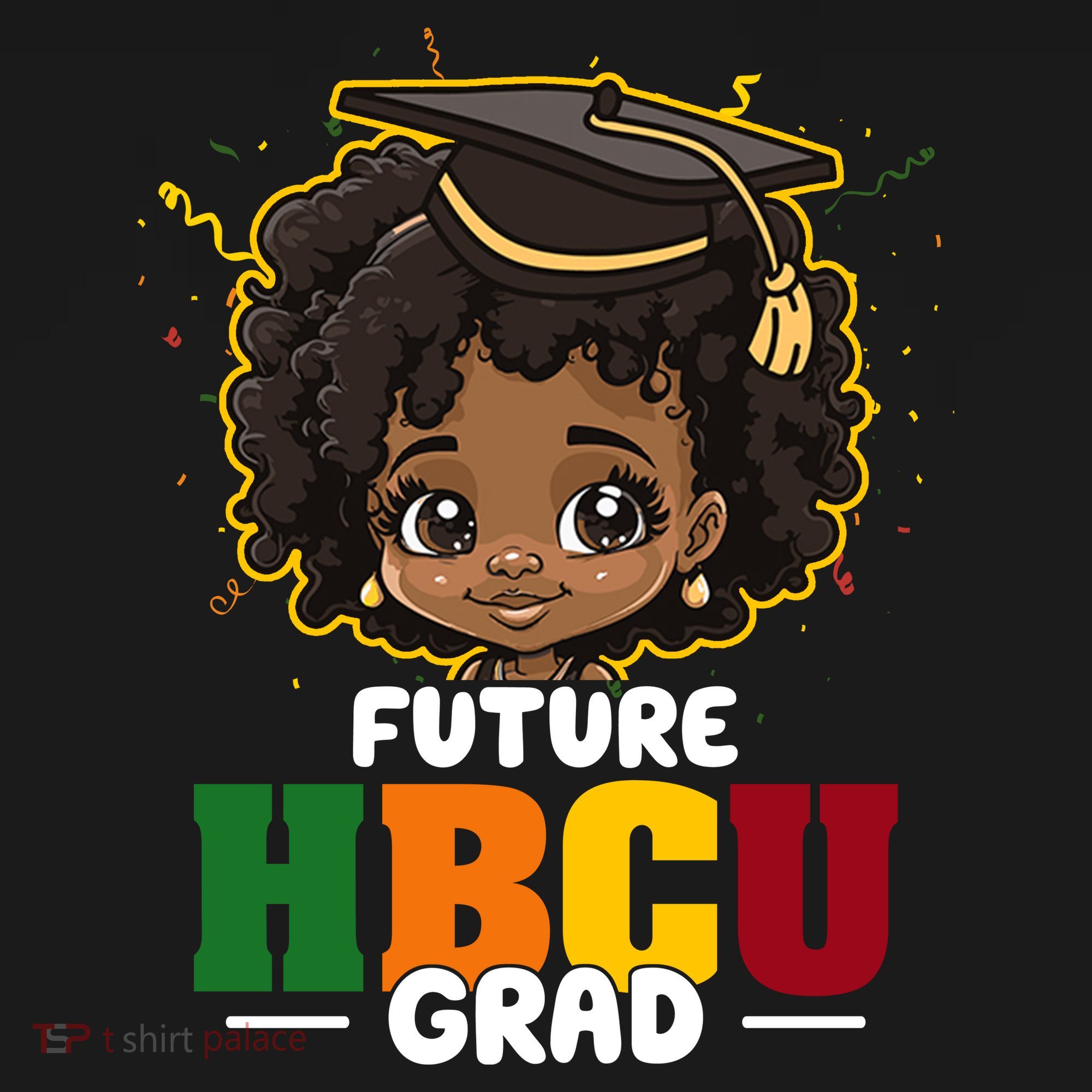 Future Hbcu Grad Girl Graduation Historically Black College Toddler Hoodie