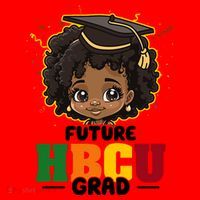 Future Hbcu Grad Girl Graduation Historically Black College Santa Hat thumb 1