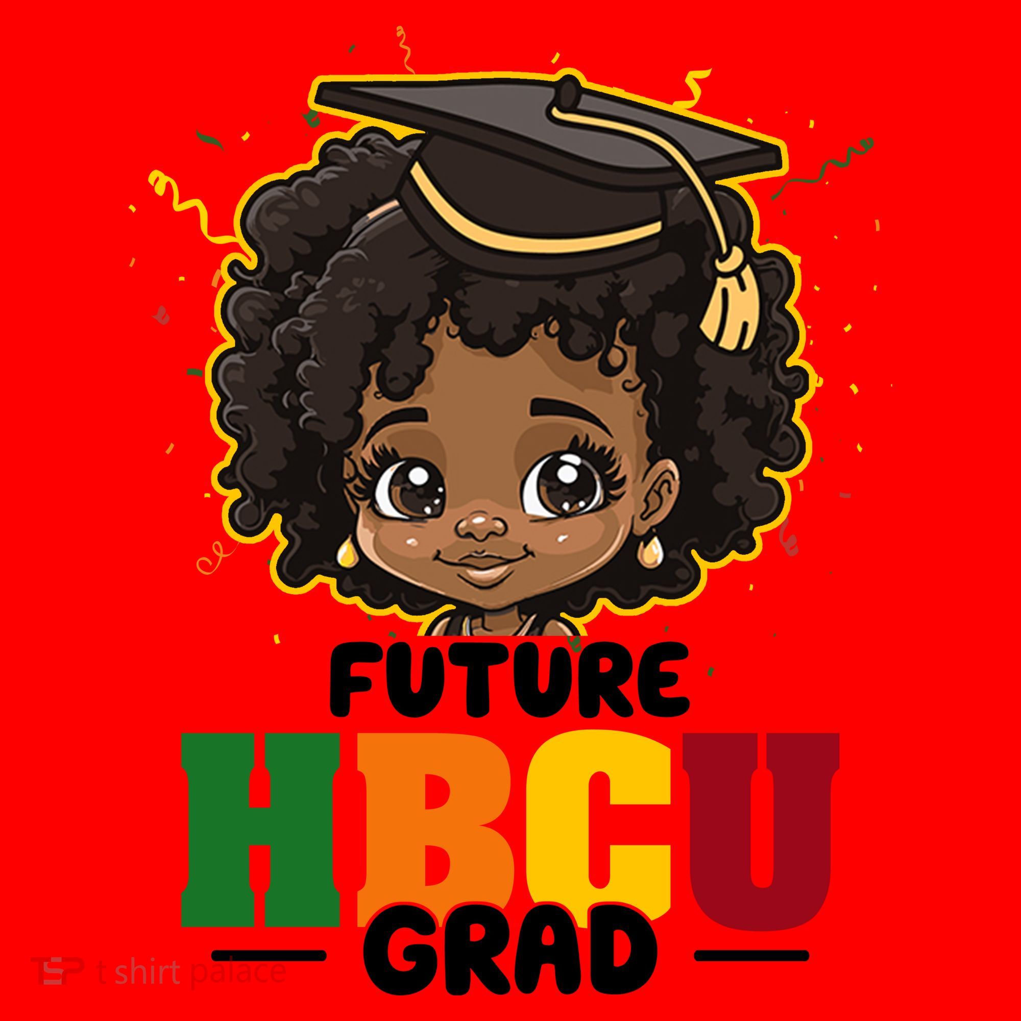 Future Hbcu Grad Girl Graduation Historically Black College Santa Hat