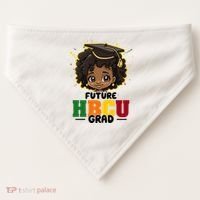 Future Hbcu Grad Girl Graduation Historically Black College USA-Made Doggie Bandana thumb 0