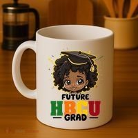 Future Hbcu Grad Girl Graduation Historically Black College Coffee Mug thumb 4