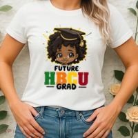 Future Hbcu Grad Girl Graduation Historically Black College Women's T-Shirt thumb 2