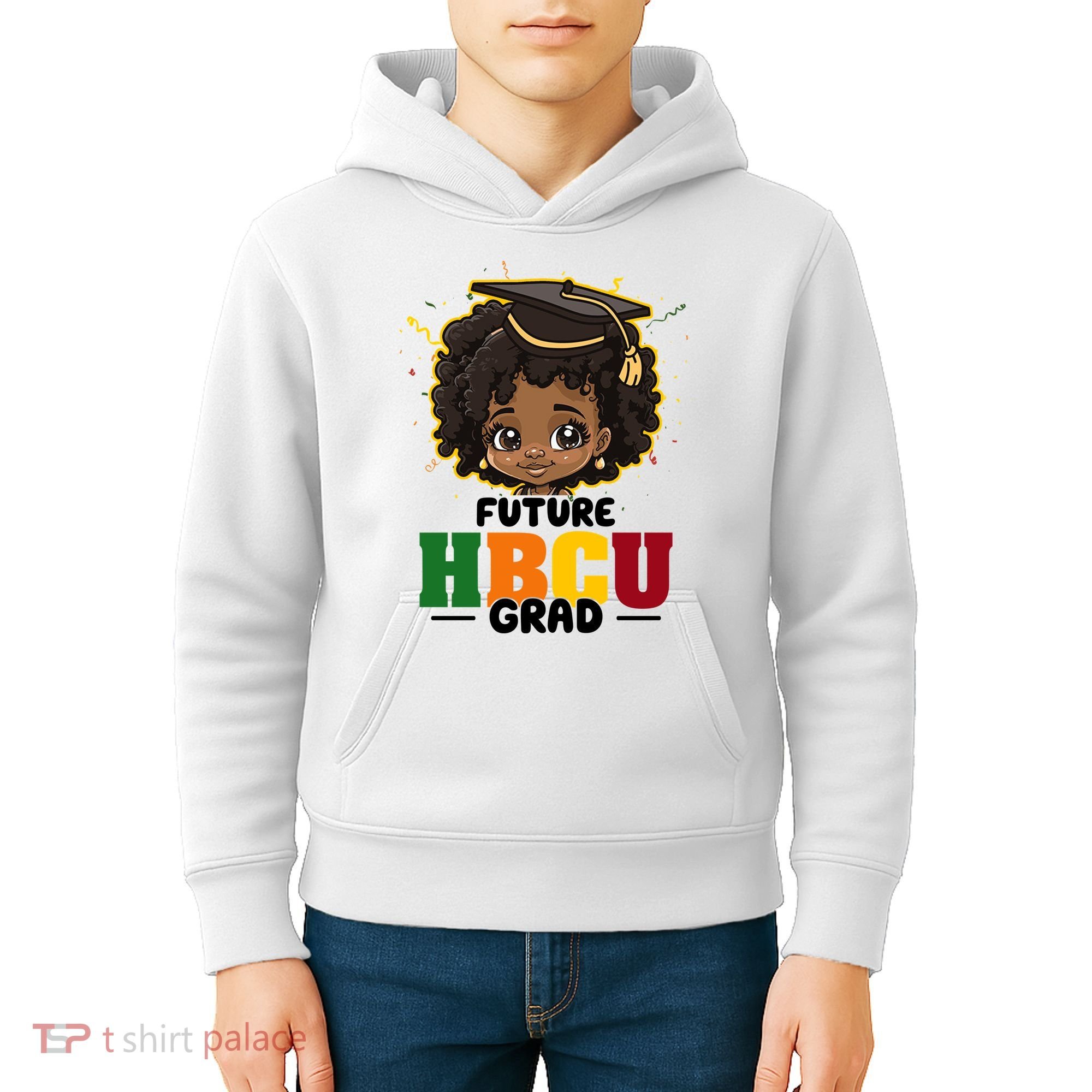 Future Hbcu Grad Girl Graduation Historically Black College Kids Hoodie