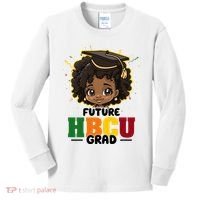 Future Hbcu Grad Girl Graduation Historically Black College Kids Long Sleeve Shirt thumb 0