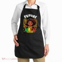 Future Hbcu Grad Black Girl Afro Black History Month Apron thumb 2