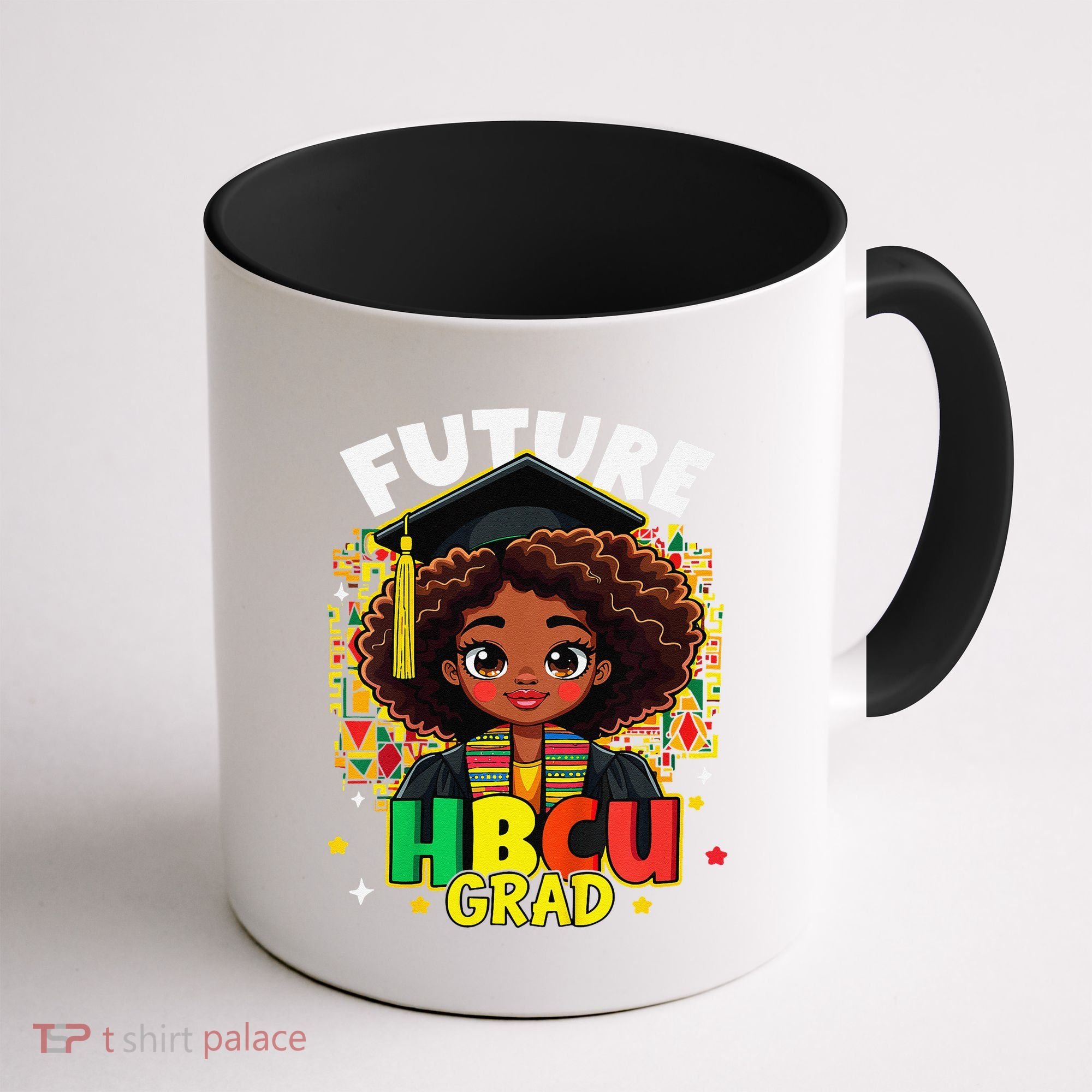 Future Hbcu Grad Black Girl Afro Black History Month Coffee Mug
