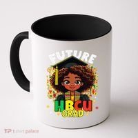 Future Hbcu Grad Black Girl Afro Black History Month Coffee Mug thumb 0