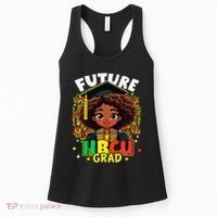 Future Hbcu Grad Black Girl Afro Black History Month Women's Tank Top thumb 0