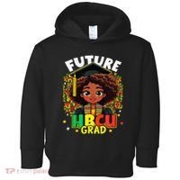 Future Hbcu Grad Black Girl Afro Black History Month Toddler Hoodie thumb 0