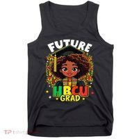 Future Hbcu Grad Black Girl Afro Black History Month Tank Top thumb 0