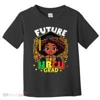 Future Hbcu Grad Black Girl Afro Black History Month Toddler T-Shirt thumb 0