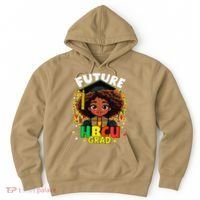 Future Hbcu Grad Black Girl Afro Black History Month Hoodie thumb 0