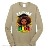 Future Hbcu Grad Black Girl Afro Black History Month Long Sleeve Shirt thumb 0