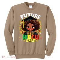 Future Hbcu Grad Black Girl Afro Black History Month Sweatshirt thumb 0