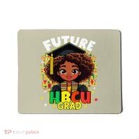 Future Hbcu Grad Black Girl Afro Black History Month Mousepad thumb 0