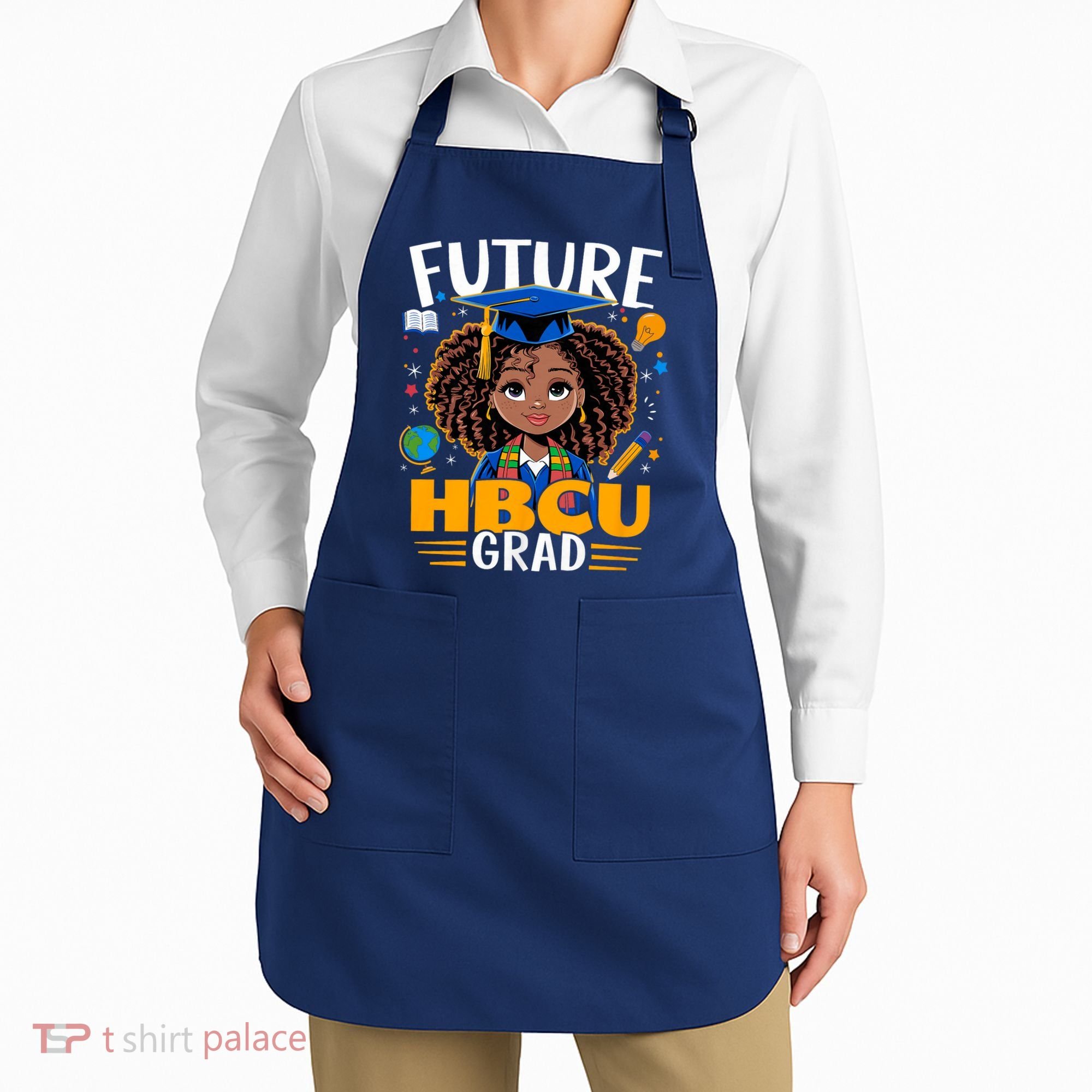 Future HBCU Grad Black Girl Graduation HBCU Apron