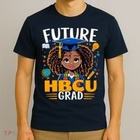 Future HBCU Grad Black Girl Graduation HBCU T-Shirt thumb 3