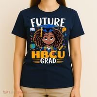 Future HBCU Grad Black Girl Graduation HBCU T-Shirt thumb 4