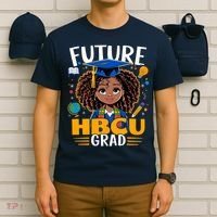Future HBCU Grad Black Girl Graduation HBCU T-Shirt thumb 6