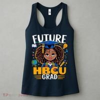 Future HBCU Grad Black Girl Graduation HBCU Women's Tank Top thumb 3