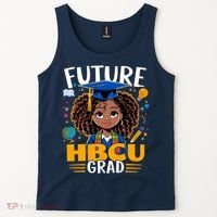 Future HBCU Grad Black Girl Graduation HBCU Tank Top thumb 2