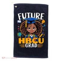 Future HBCU Grad Black Girl Graduation HBCU Golf Towel thumb 0
