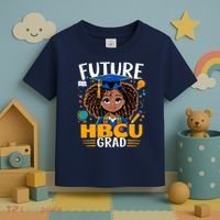 Future HBCU Grad Black Girl Graduation HBCU Toddler T-Shirt thumb 3
