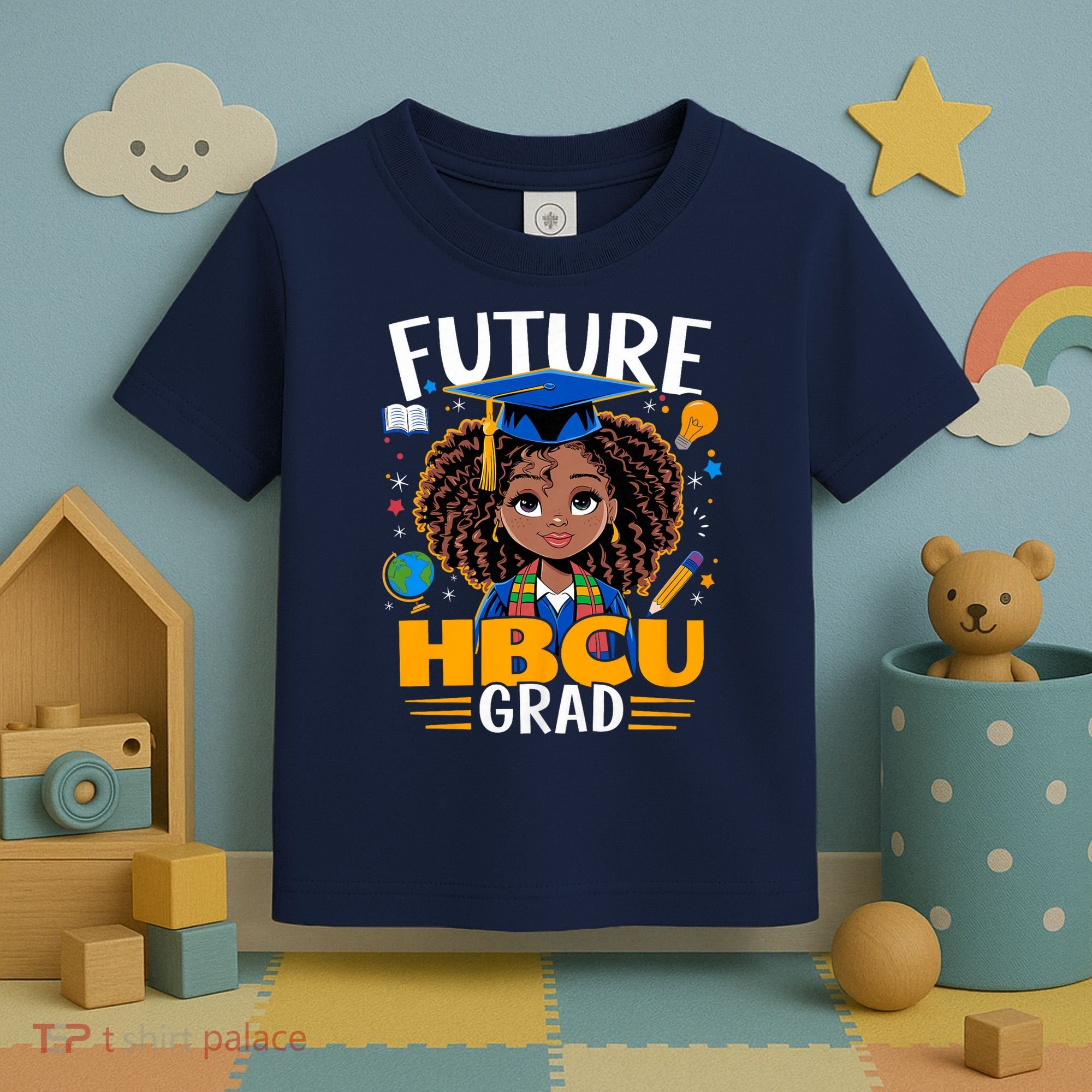 Future HBCU Grad Black Girl Graduation HBCU Toddler T-Shirt