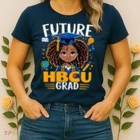Future HBCU Grad Black Girl Graduation HBCU Women's T-Shirt thumb 2