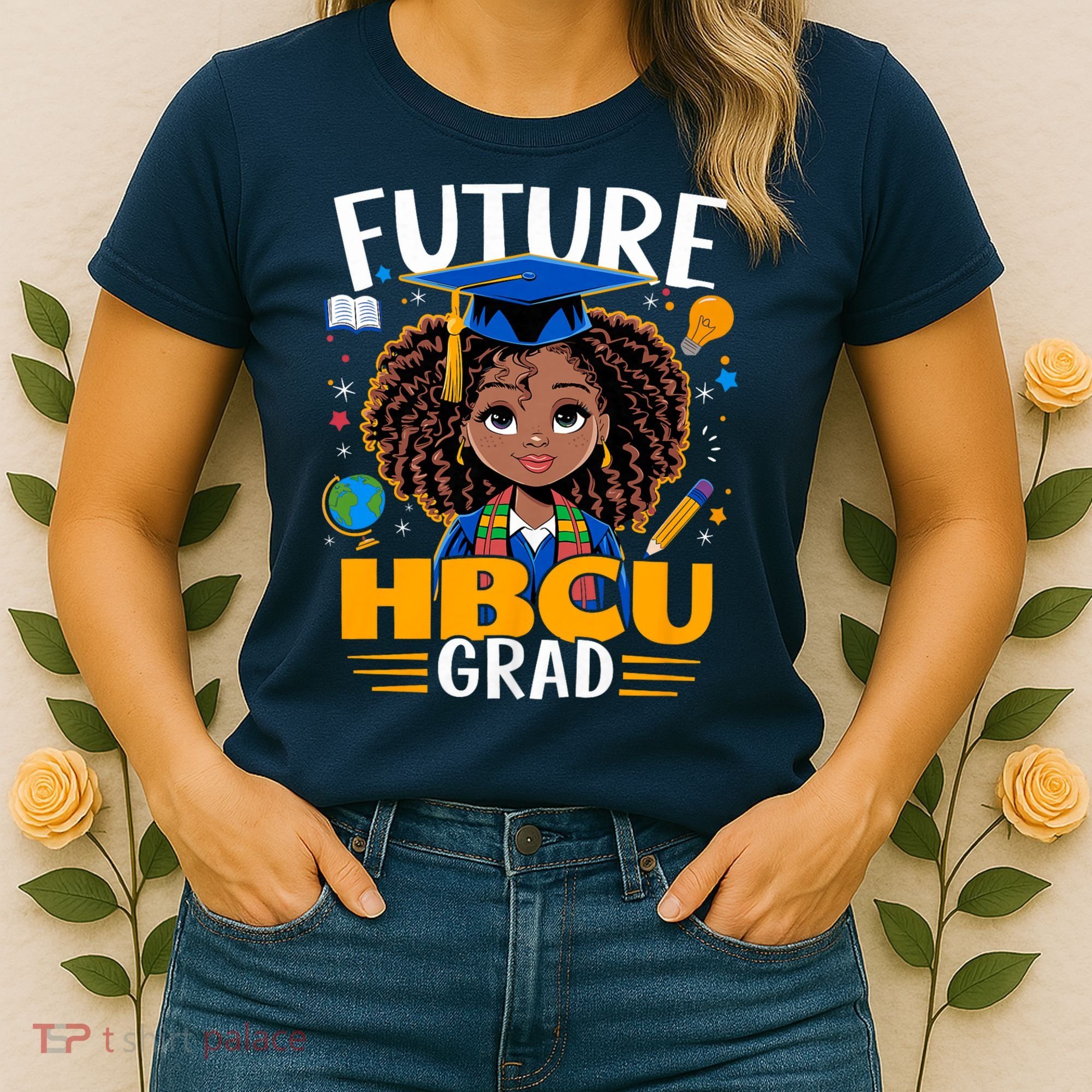 Future HBCU Grad Black Girl Graduation HBCU Women's T-Shirt