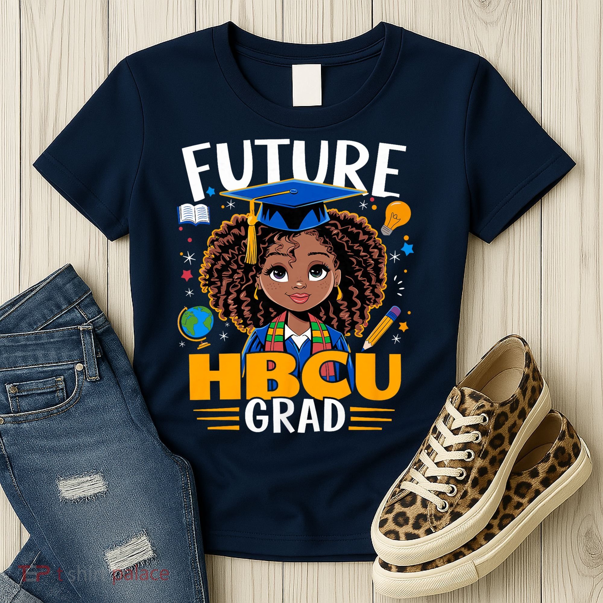 Future HBCU Grad Black Girl Graduation HBCU Women's T-Shirt