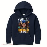 Future HBCU Grad Black Girl Graduation HBCU Kids Hoodie thumb 0
