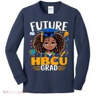 Future HBCU Grad Black Girl Graduation HBCU Kids Long Sleeve Shirt thumb 0
