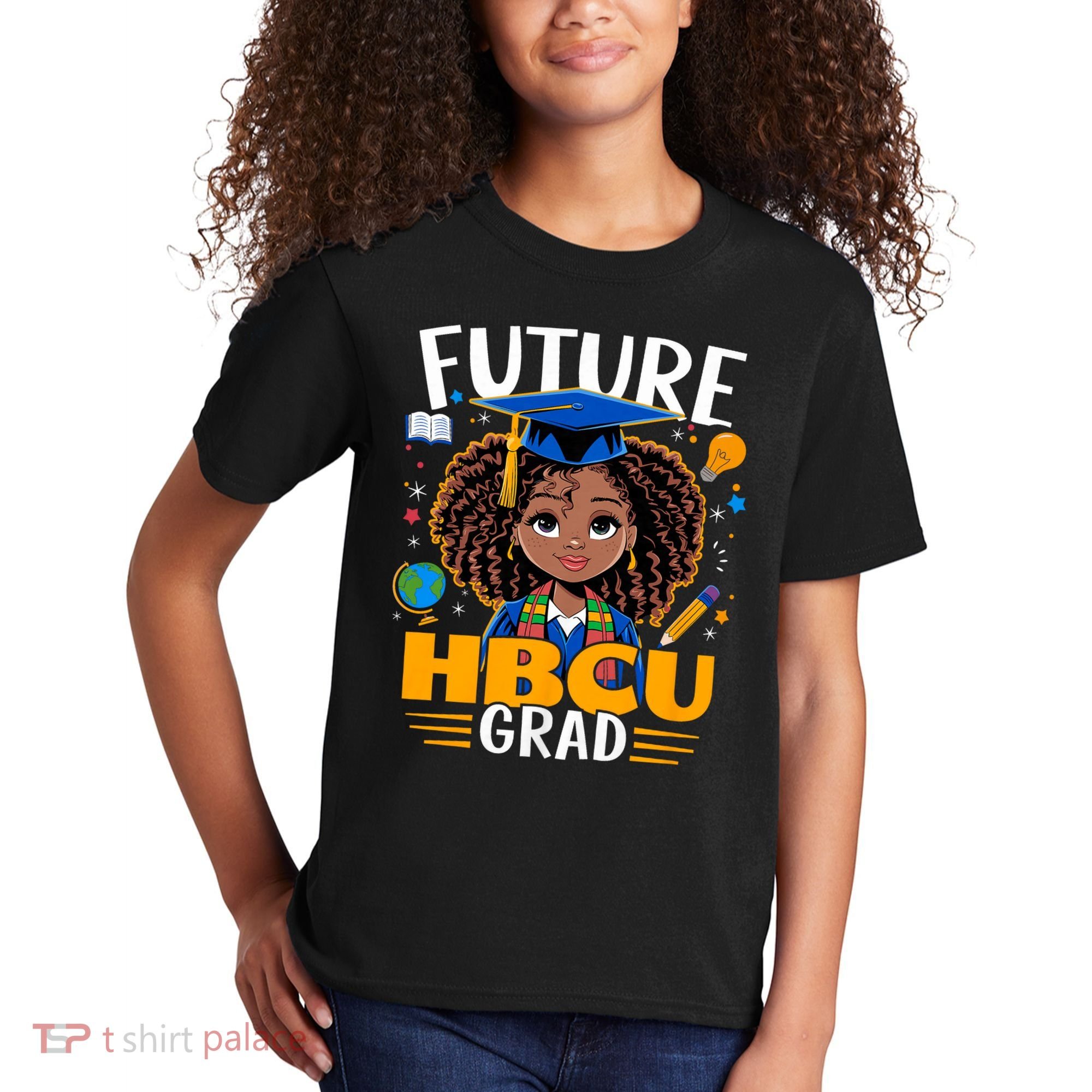 Future HBCU Grad Black Girl Graduation HBCU Kids T-Shirt