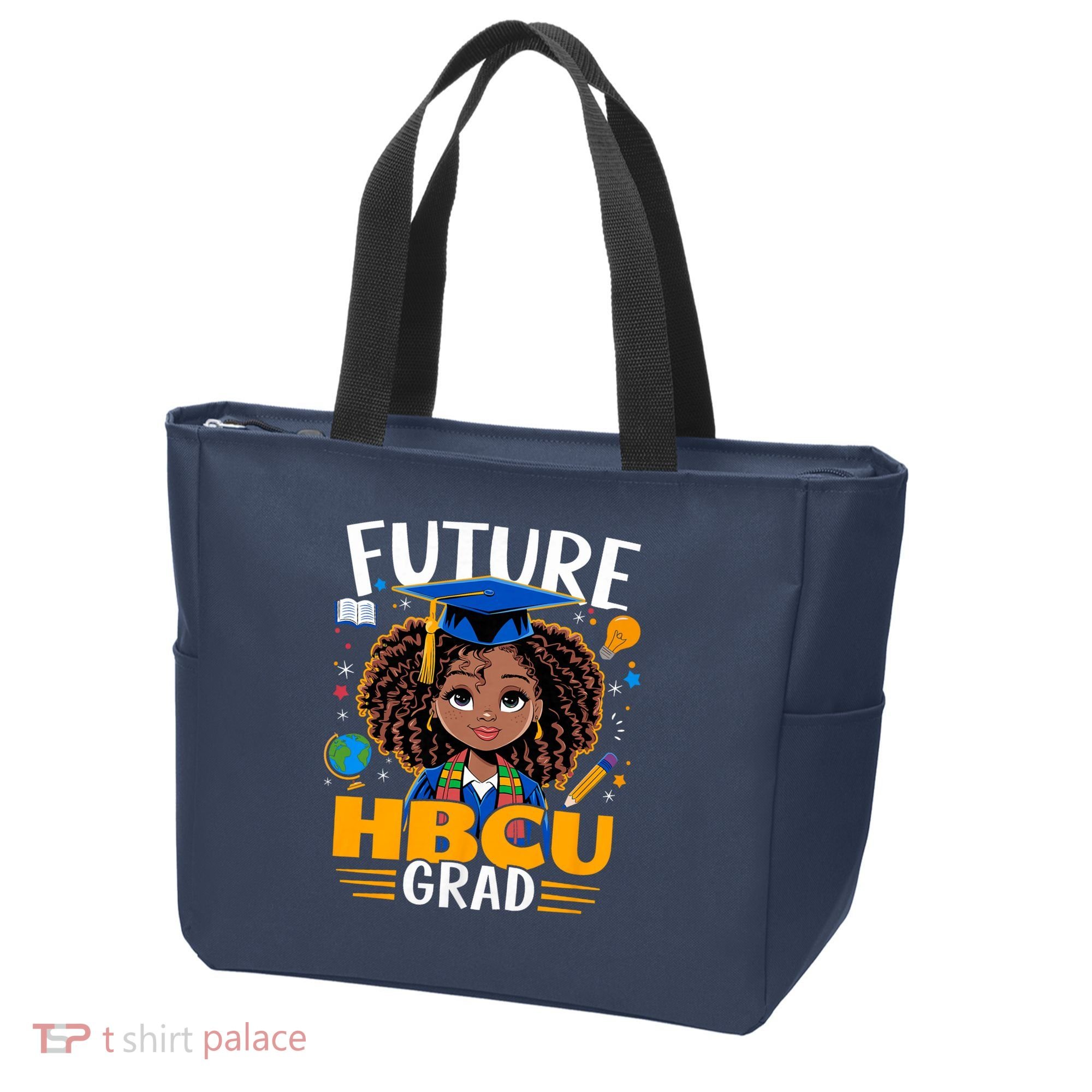 Future HBCU Grad Black Girl Graduation HBCU Tote Bag
