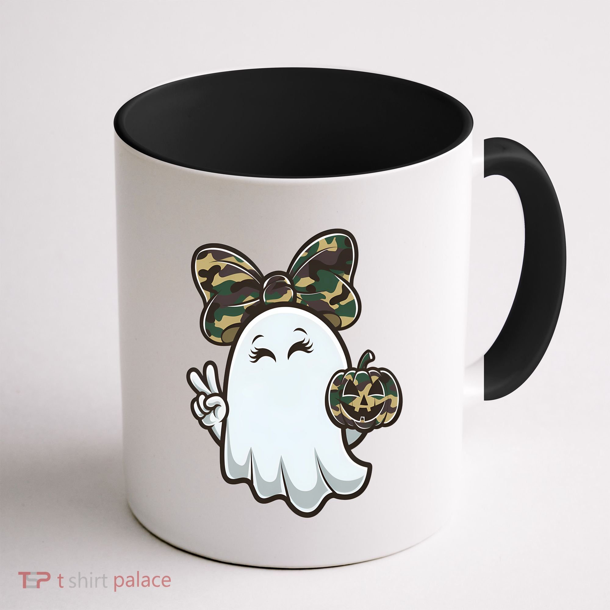 Funny Hello Hunting Season Halloween Camouflage Camo Ghost Coffee Mug
