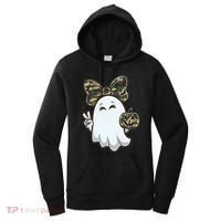 Funny Hello Hunting Season Halloween Camouflage Camo Ghost Women's Hoodie thumb 0