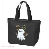 Funny Hello Hunting Season Halloween Camouflage Camo Ghost Tote Bag thumb 3