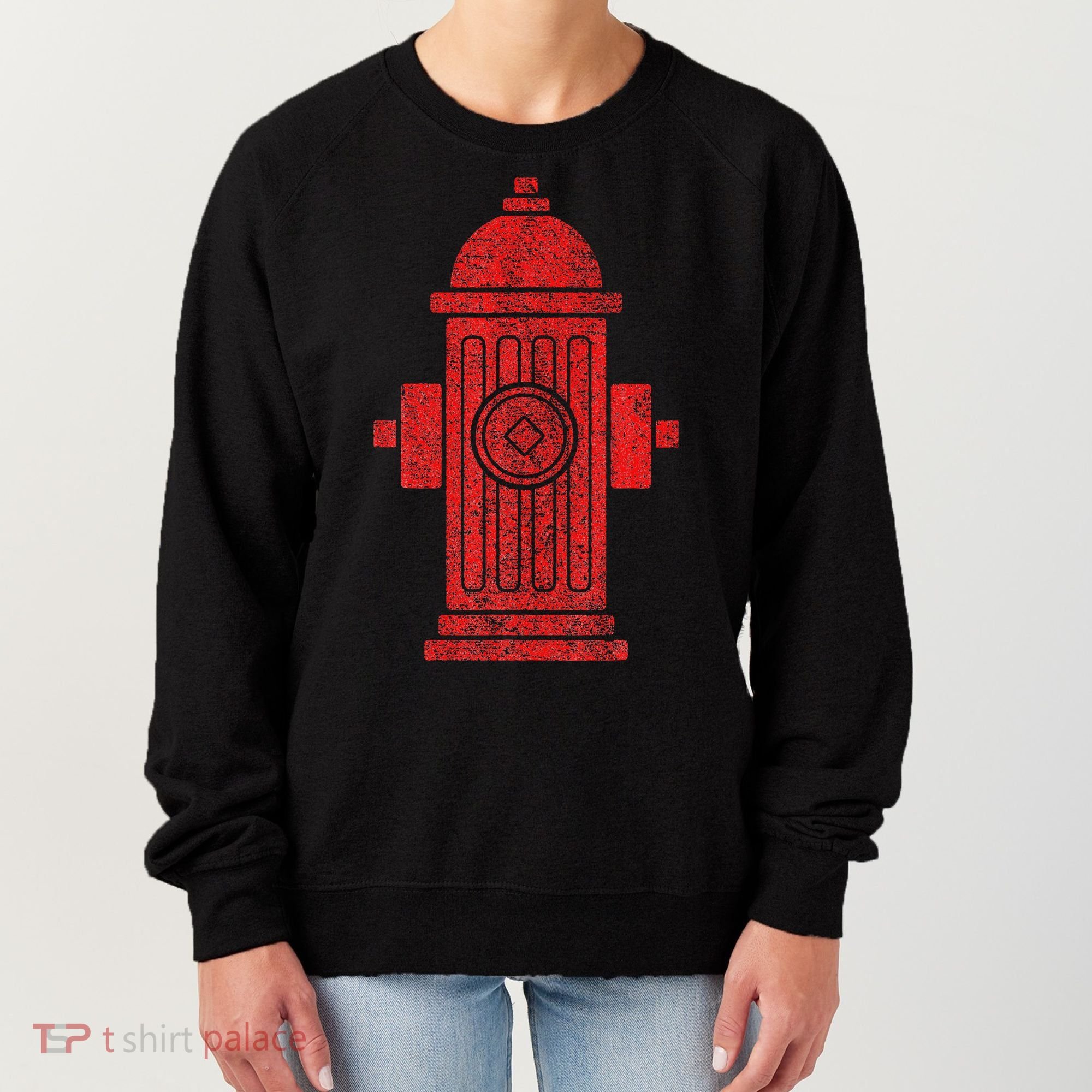 FIRE HYDRANT HALLOWEEN COSTUME PRETEND IM A FIRE HYDRANT Women's Sweatshirt