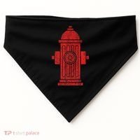 FIRE HYDRANT HALLOWEEN COSTUME PRETEND IM A FIRE HYDRANT USA-Made Doggie Bandana thumb 0