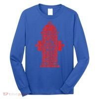 FIRE HYDRANT HALLOWEEN COSTUME PRETEND IM A FIRE HYDRANT Long Sleeve Shirt thumb 0