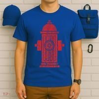 FIRE HYDRANT HALLOWEEN COSTUME PRETEND IM A FIRE HYDRANT T-Shirt thumb 6