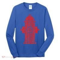 FIRE HYDRANT HALLOWEEN COSTUME PRETEND IM A FIRE HYDRANT Tall Long Sleeve Shirt thumb 0