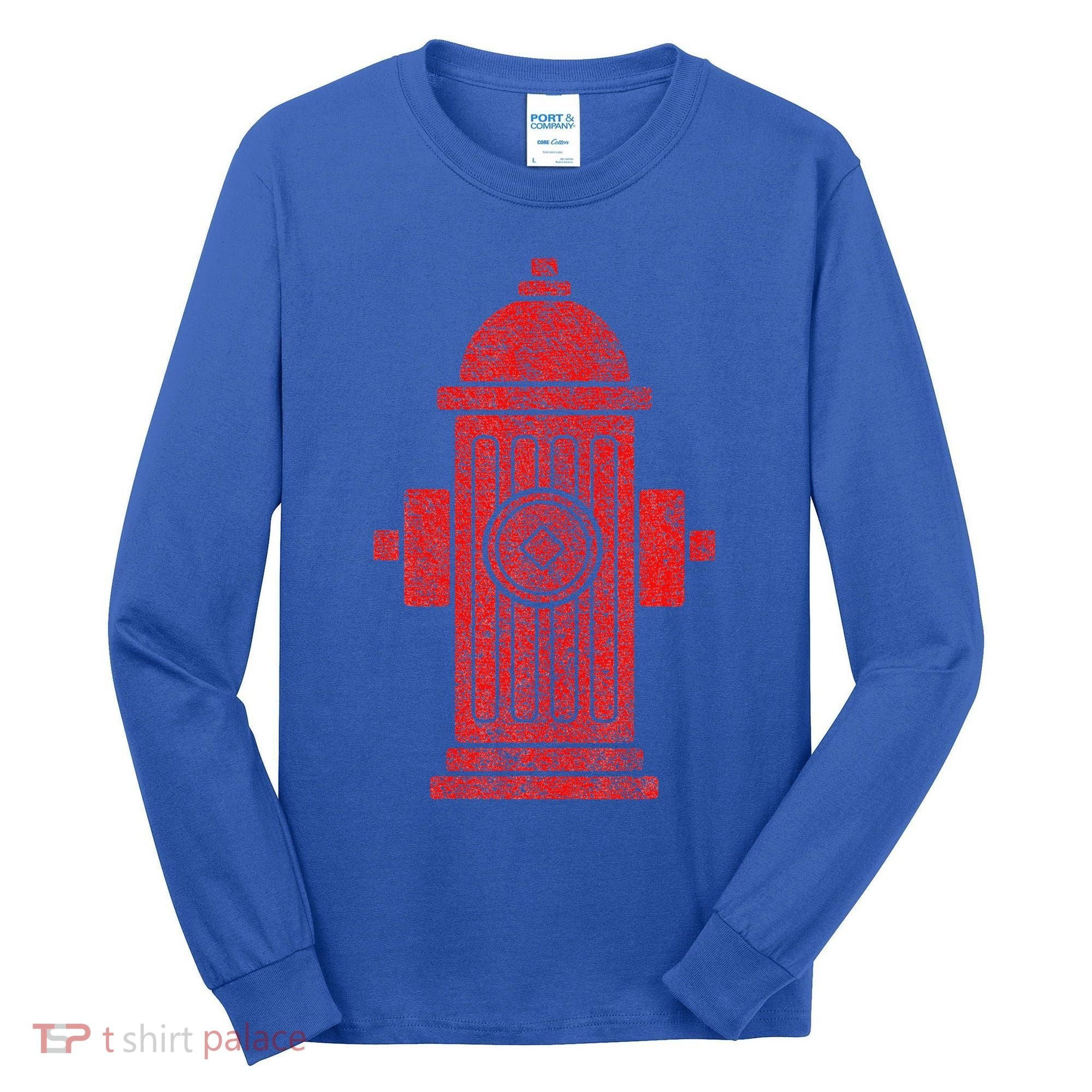 FIRE HYDRANT HALLOWEEN COSTUME PRETEND IM A FIRE HYDRANT Tall Long Sleeve Shirt