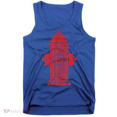 FIRE HYDRANT HALLOWEEN COSTUME PRETEND IM A FIRE HYDRANT Tank Top
