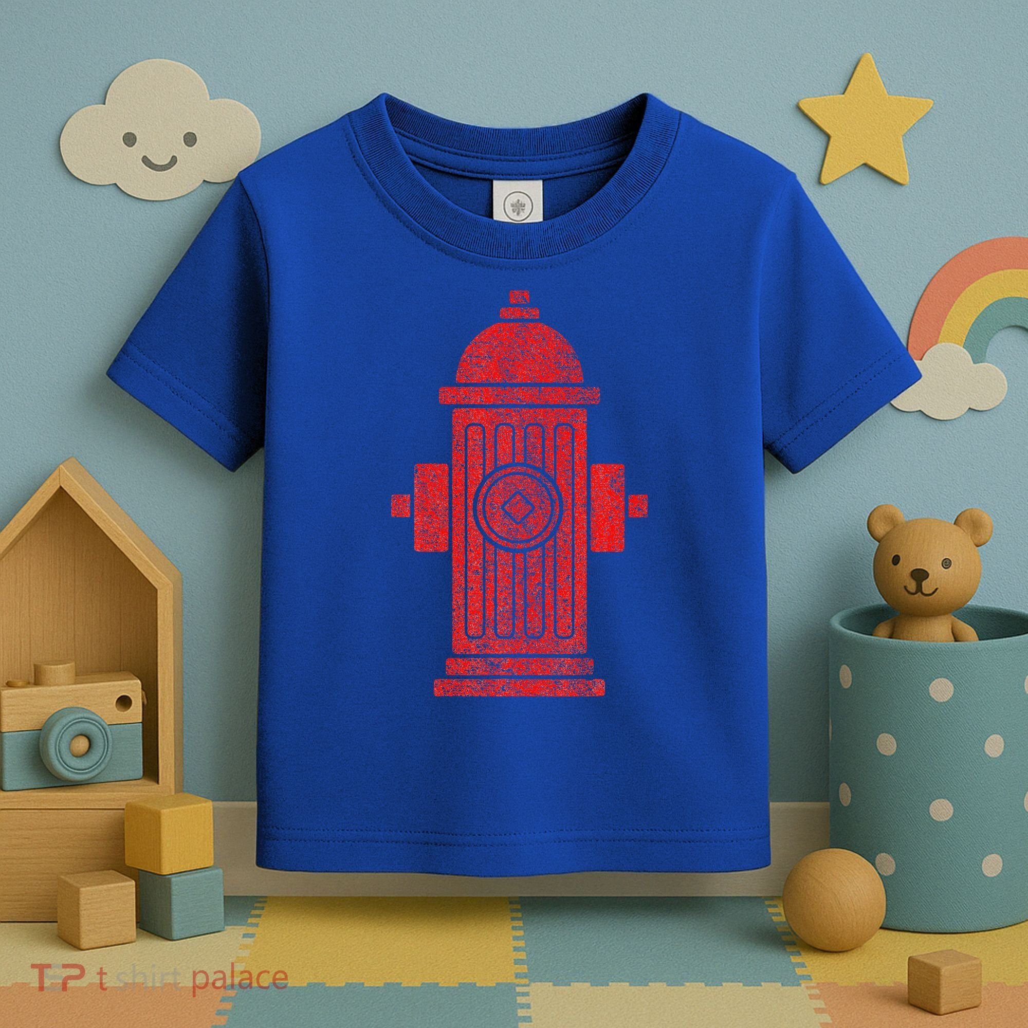 FIRE HYDRANT HALLOWEEN COSTUME PRETEND IM A FIRE HYDRANT Toddler T-Shirt
