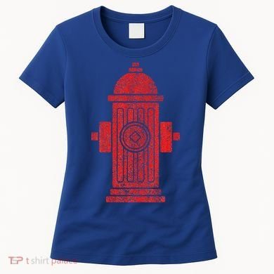 FIRE HYDRANT HALLOWEEN COSTUME PRETEND IM A FIRE HYDRANT Women's T-Shirt